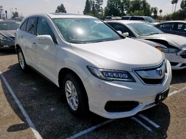 5J8TB3H39GL000483 - 2016 ACURA RDX WHITE photo 1