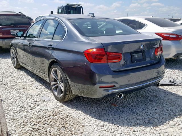 WBA8B3G59GNT92096 - 2016 BMW 340 I GRAY photo 3