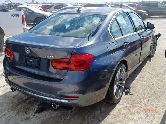 WBA8B3G59GNT92096 - 2016 BMW 340 I GRAY photo 4