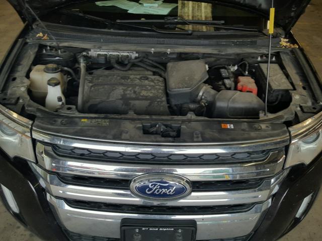 2FMDK4JC0DBB07240 - 2013 FORD EDGE SEL BROWN photo 7