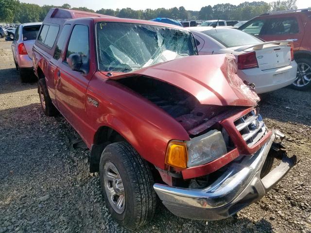 1FTYR44E22PA06236 - 2002 FORD RANGER SUP RED photo 1