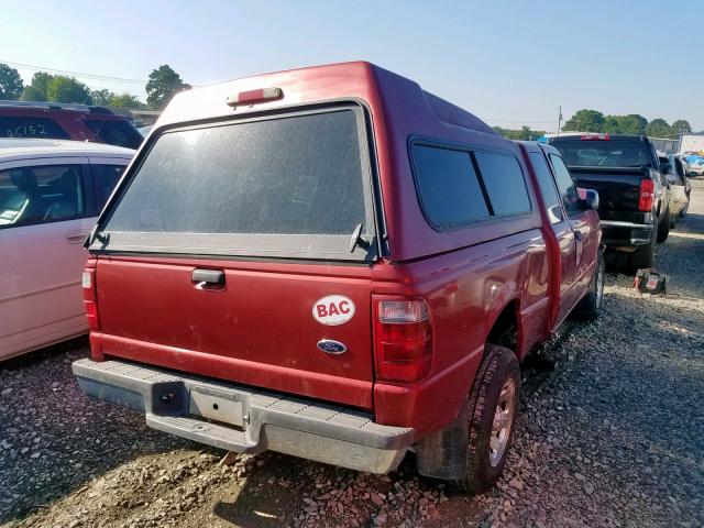 1FTYR44E22PA06236 - 2002 FORD RANGER SUP RED photo 4