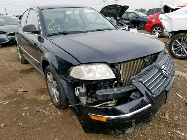 WVWAD63B55E072735 - 2005 VOLKSWAGEN PASSAT GLS BLACK photo 1