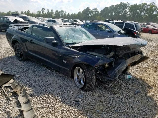 1ZVFT85H675283044 - 2007 FORD MUSTANG GT BLACK photo 1