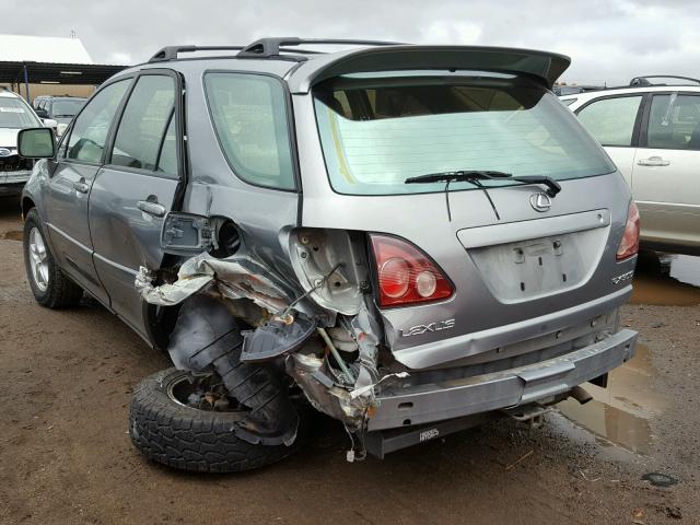 JT6HF10U1Y0120175 - 2000 LEXUS RX 300 GRAY photo 3