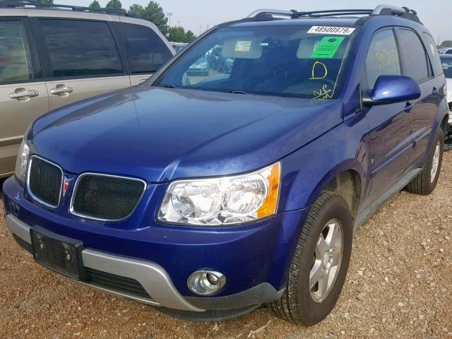 2CKDL73FX66028334 - 2006 PONTIAC TORRENT BLUE photo 2