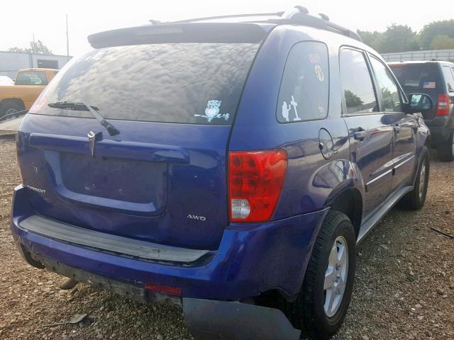 2CKDL73FX66028334 - 2006 PONTIAC TORRENT BLUE photo 4