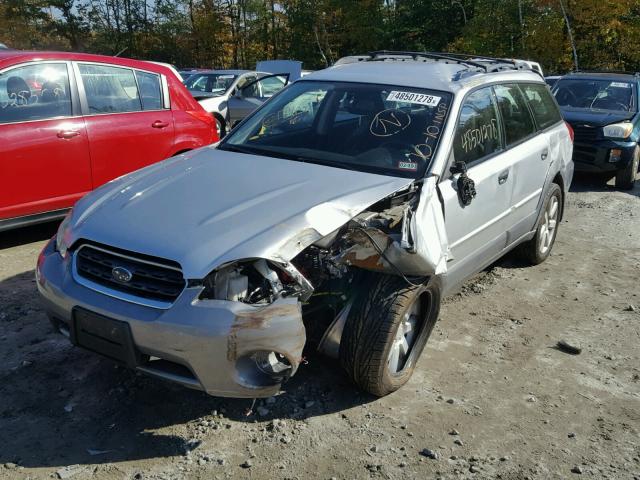 4S4BP61C177326998 - 2007 SUBARU LEGACY OUT SILVER photo 2