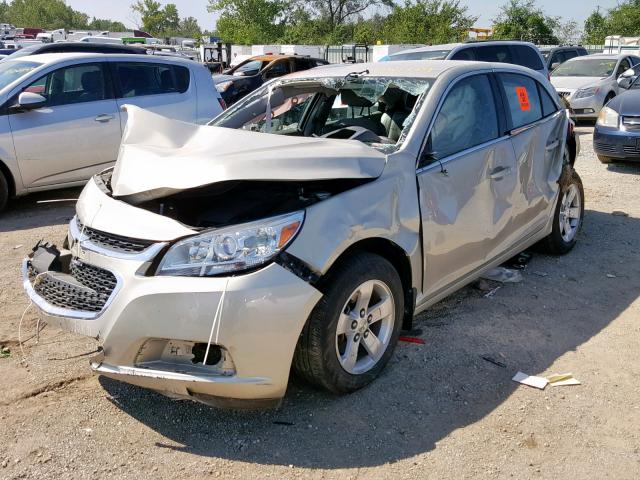 1G11C5SL1EF295722 - 2014 CHEVROLET MALIBU 1LT 金色 照片 2