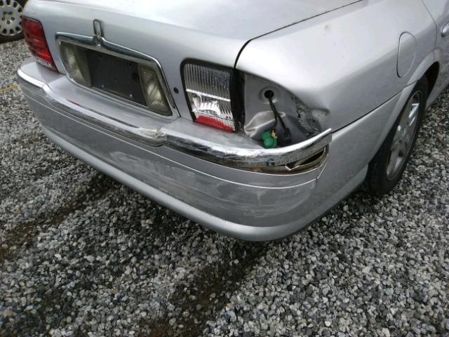 1LNHM86S72Y648272 - 2002 LINCOLN LS SILVER photo 9