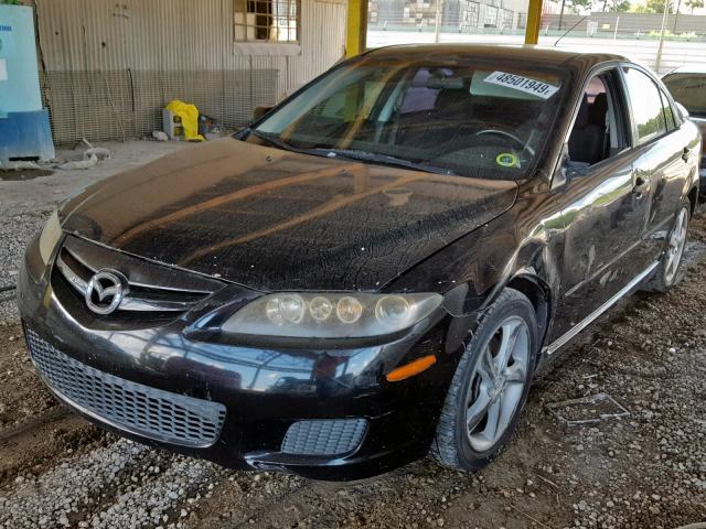 1YVHP84C875M23160 - 2007 MAZDA 6 I BLACK photo 2