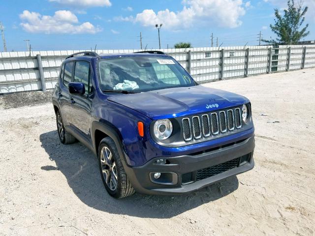 ZACCJABB7JPG96270 - 2018 JEEP RENEGADE L BLUE photo 1