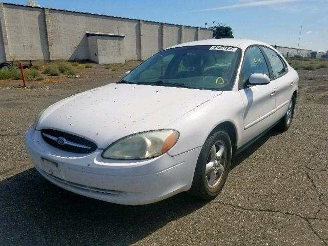 1FAHP55U03G235281 - 2003 FORD TAURUS SES WHITE photo 2