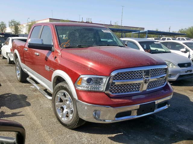 1C6RR7VM7FS666908 - 2015 RAM 1500 LARAM RED photo 1