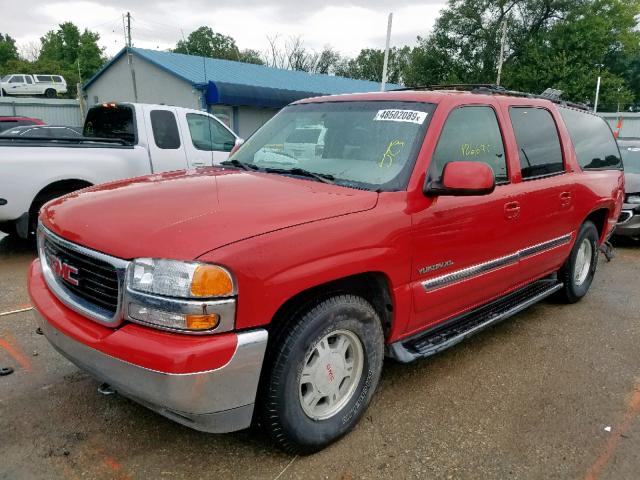 3GKEC16T91G104041 - 2001 GMC YUKON XL C RED photo 2