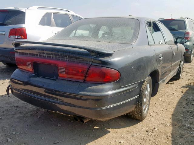 2G4WB55KX21174530 - 2002 BUICK REGAL LS BLACK photo 4