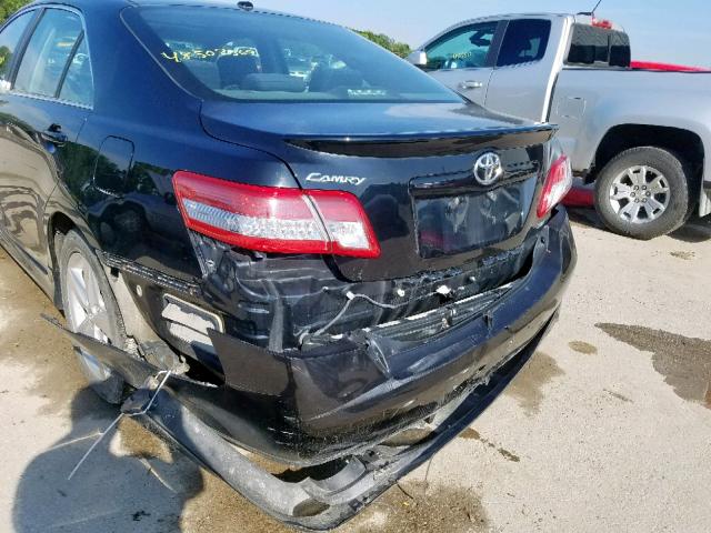 4T1BF3EK3BU663119 - 2011 TOYOTA CAMRY BASE BLACK photo 9