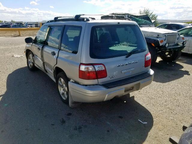 JF1SF65641H751831 - 2001 SUBARU FORESTER S GRAY photo 3