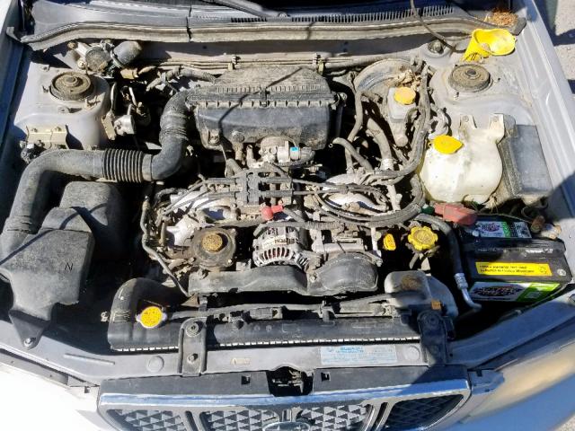 JF1SF65641H751831 - 2001 SUBARU FORESTER S GRAY photo 7