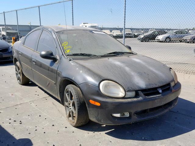 1B3ES56C72D651511 - 2002 DODGE NEON ES BLACK photo 1