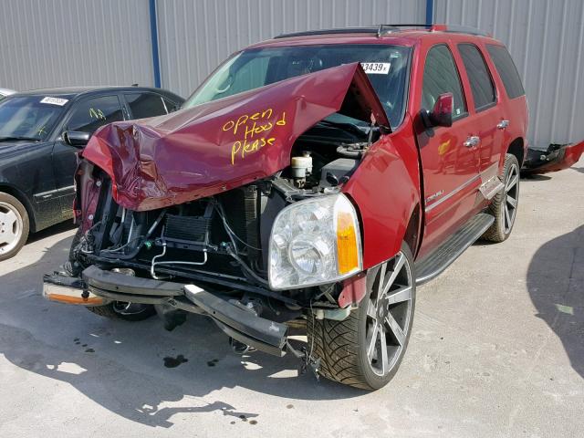 1GKFK63837J301640 - 2007 GMC YUKON DENA BURGUNDY photo 2