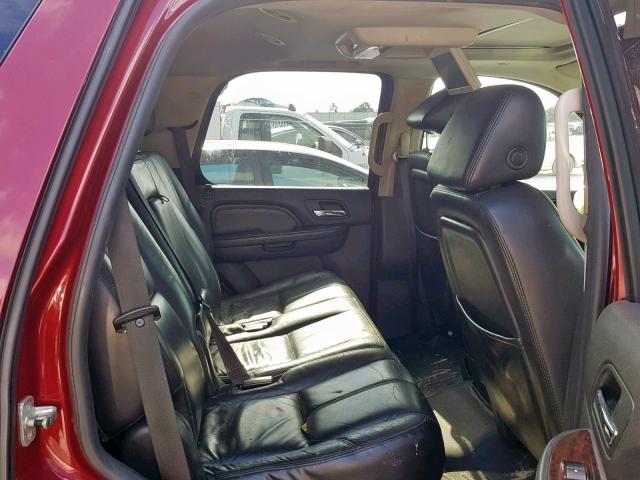 1GKFK63837J301640 - 2007 GMC YUKON DENA BURGUNDY photo 6