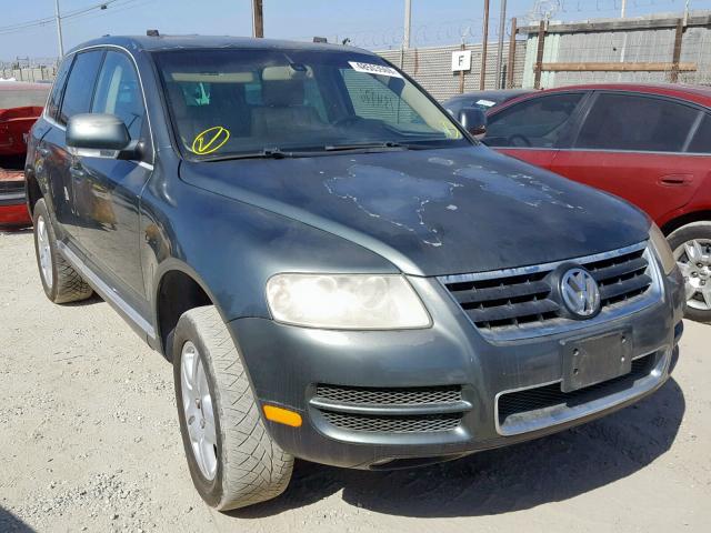 WVGCM67LX4D002885 - 2004 VOLKSWAGEN TOUAREG 4. GREEN photo 1