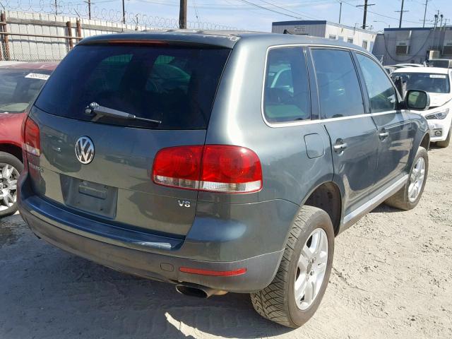 WVGCM67LX4D002885 - 2004 VOLKSWAGEN TOUAREG 4. GREEN photo 4