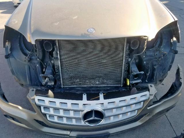 4JGBB8GB1AA604236 - 2010 MERCEDES-BENZ ML 350 4MA TAN photo 9