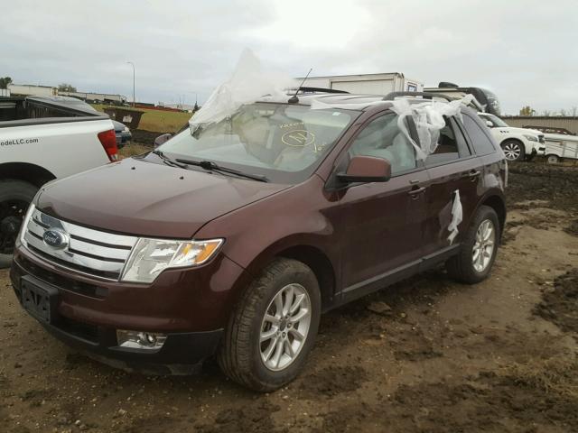 2FMDK48C19BA52908 - 2009 FORD EDGE SEL BROWN photo 2