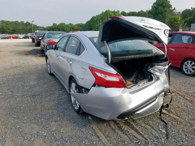 1N4BL3AP7HC191087 - 2017 NISSAN ALTIMA 3.5 SILVER photo 3