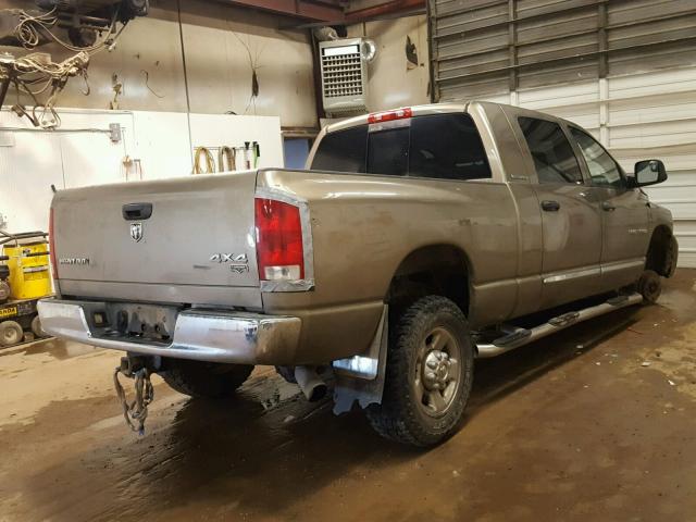 3D3LX39056G251227 - 2006 DODGE RAM 3500 TAN photo 4