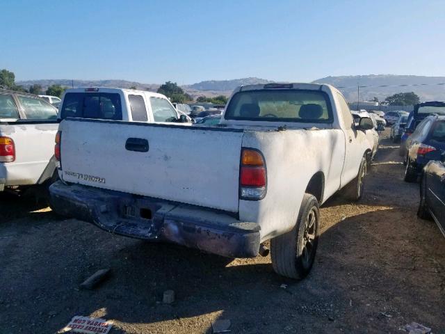 5TBJN32143S355177 - 2003 TOYOTA TUNDRA WHITE photo 4