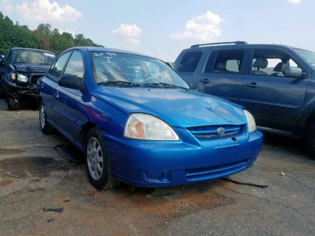 KNADC125656374685 - 2005 KIA RIO BLUE photo 1