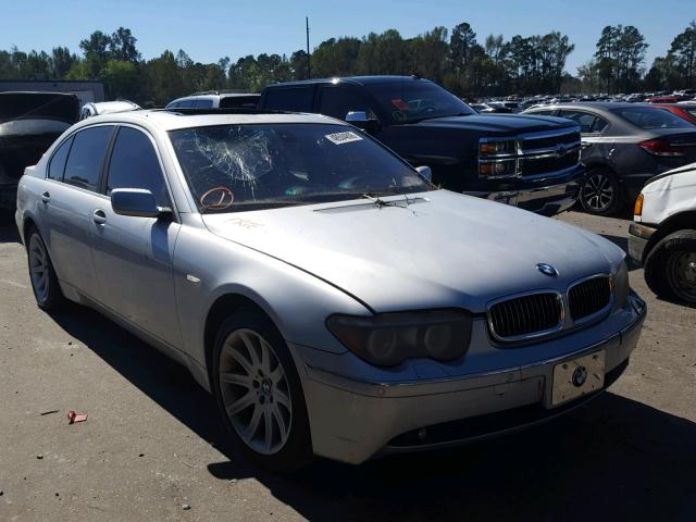 WBAGN63564DS51823 - 2004 BMW 745 LI SILVER photo 1