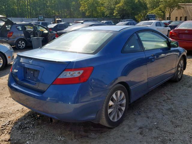 2HGFG1B82BH513085 - 2011 HONDA CIVIC EX BLUE photo 4