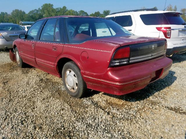 1G3WH54T4ND336383 - 1992 OLDSMOBILE CUTLASS SU BURGUNDY photo 3