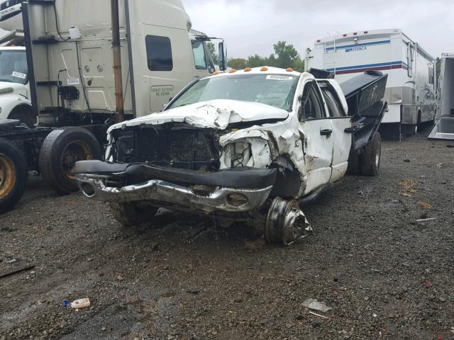 3D7MX48A17G808676 - 2007 DODGE RAM 3500 S WHITE photo 2