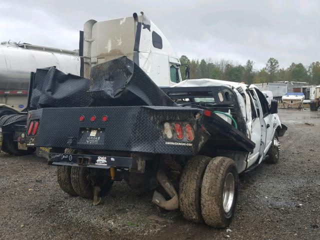 3D7MX48A17G808676 - 2007 DODGE RAM 3500 S WHITE photo 4