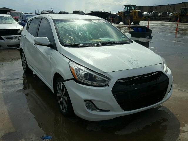 KMHCU5AE7GU239763 - 2016 HYUNDAI ACCENT SPO WHITE photo 1