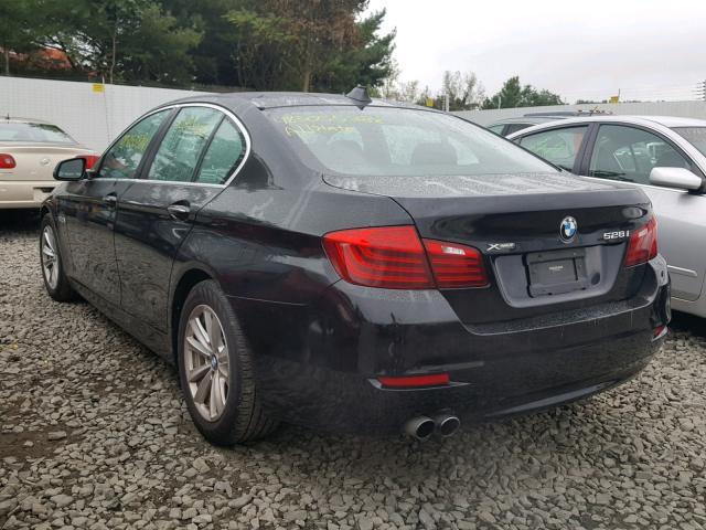 WBA5A7C52ED617593 - 2014 BMW 528 XI BLACK photo 3