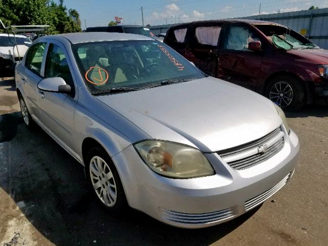 1G1AD5F56A7137373 - 2010 CHEVROLET COBALT 1LT SILVER photo 1