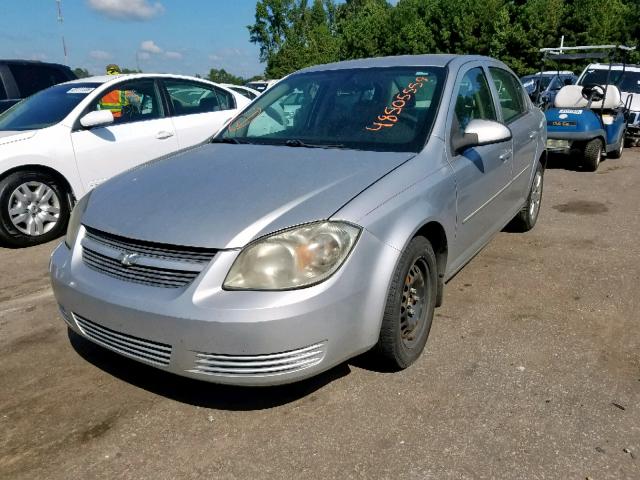 1G1AD5F56A7137373 - 2010 CHEVROLET COBALT 1LT SILVER photo 2