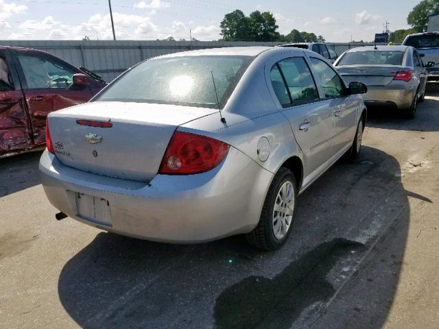 1G1AD5F56A7137373 - 2010 CHEVROLET COBALT 1LT SILVER photo 4