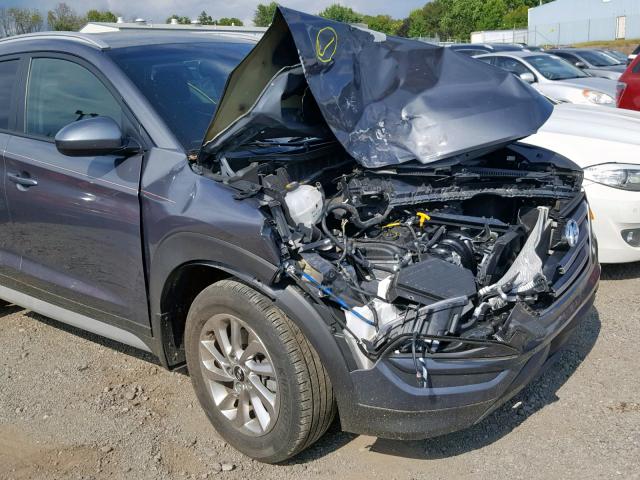 KM8J3CA4XHU496892 - 2017 HYUNDAI TUCSON LIM GRAY photo 9