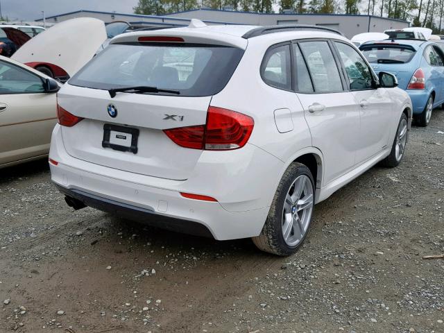 WBAVM5C52EVV91342 - 2014 BMW X1 XDRIVE3 WHITE photo 4
