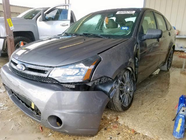 1FAHP3GN8AW237499 - 2010 FORD FOCUS SES GRAY photo 2