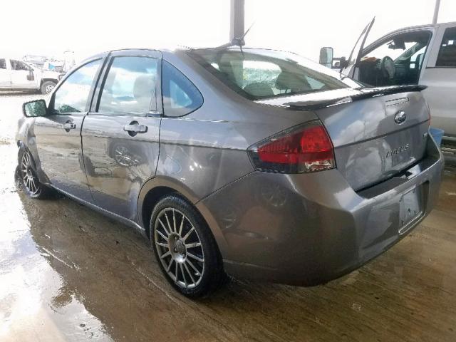 1FAHP3GN8AW237499 - 2010 FORD FOCUS SES GRAY photo 3