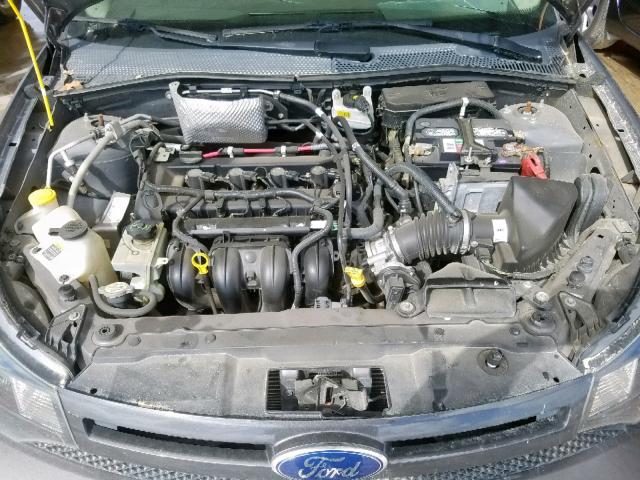 1FAHP3GN8AW237499 - 2010 FORD FOCUS SES GRAY photo 7