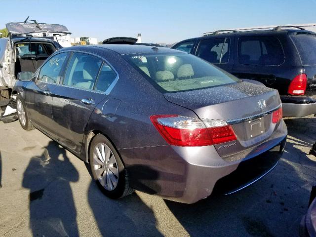 1HGCR2F82DA079894 - 2013 HONDA ACCORD EXL CHARCOAL photo 3